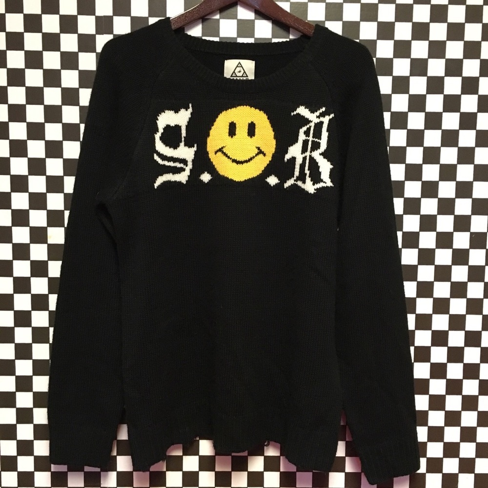 Unif S.O.B Smiley Knit sweater