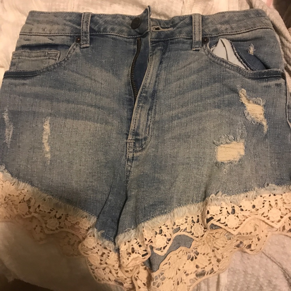 high waisted shorts