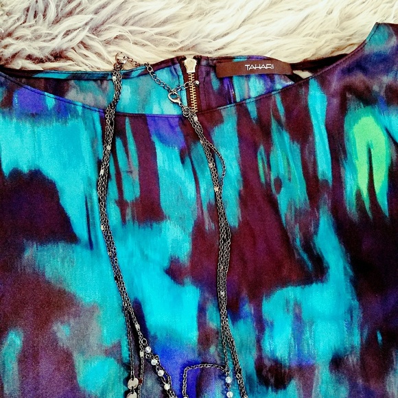 Tahari Silk Blouse - Picture 2 of 2