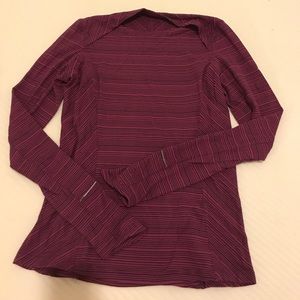 Lulu lemon boat neck running top