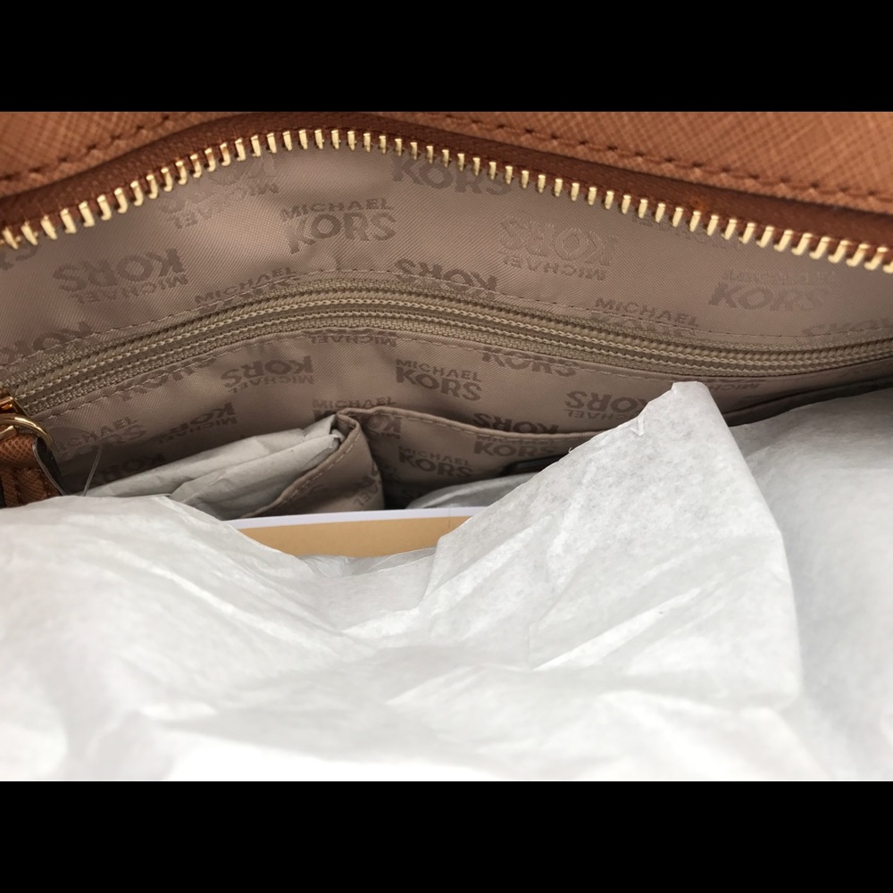 Michael Kors Hamilton large Satchel Vanilla brown - Picture 8 of 8