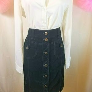 Free People Corduroy Skirt Size 2