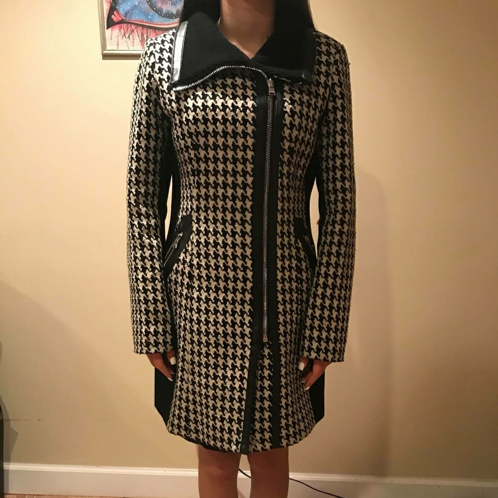 💕Calvin Klein💕Houndstooth Coat💕