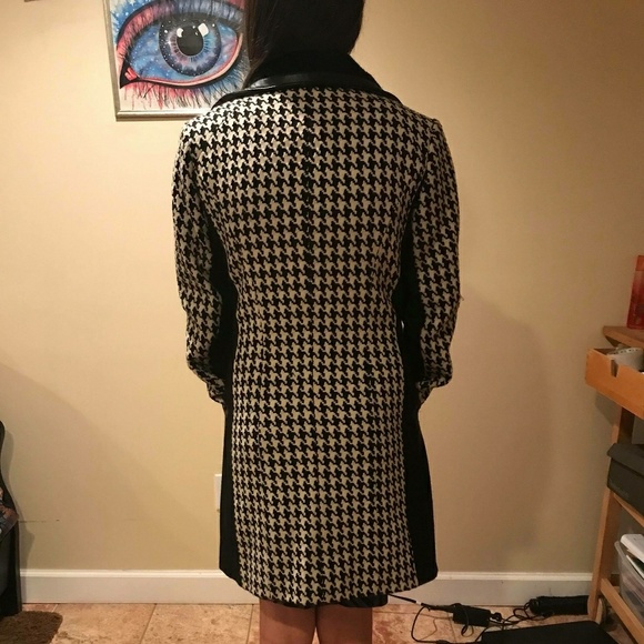 💕Calvin Klein💕Houndstooth Coat💕 - Picture 4 of 5