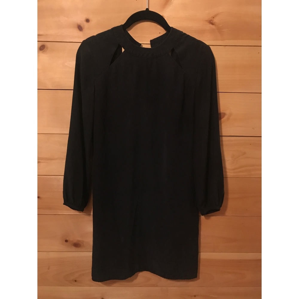 Amanda Uprichard Black Silk Dress