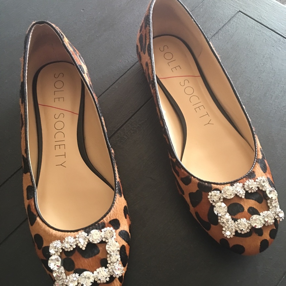 Leopard print flats - Picture 2 of 5