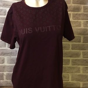 Louis Vuitton Burgundy T-shirt