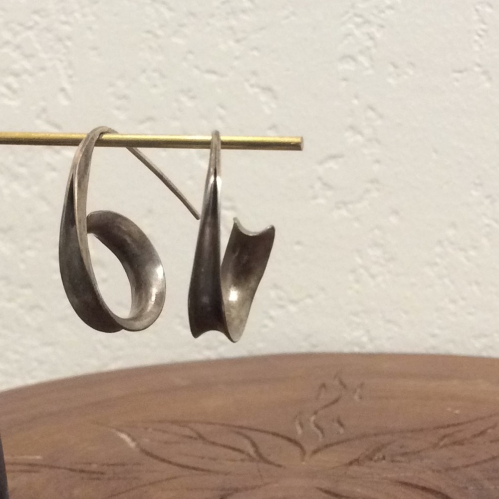 handmade silver earrings