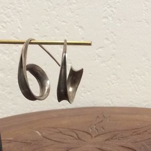 handmade silver earrings