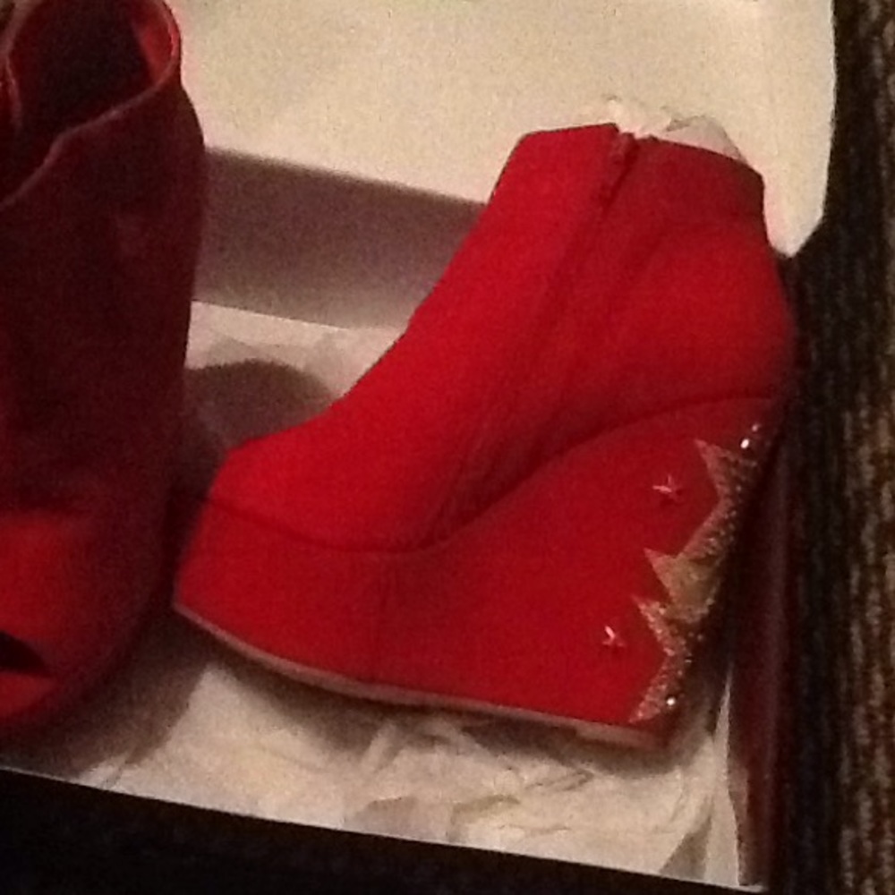 Red hot shoes