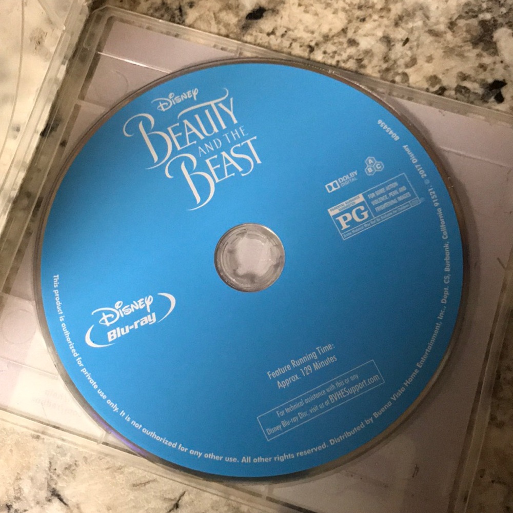Beauty and The Beast Blu-Ray