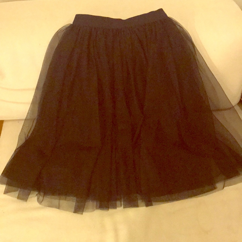 Tulle black skirt