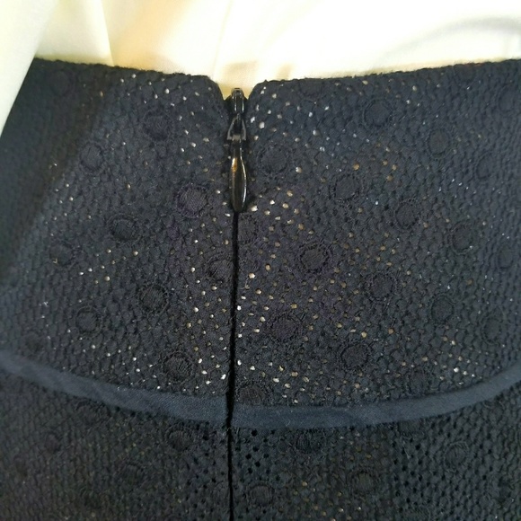 Talbots Black Pleated Skirt Size 8 - Picture 2 of 6