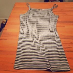 Blue, Green & White Beach Dress