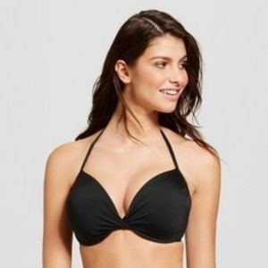 Mossimo Underwire Push-Up Halter Bikini Top .