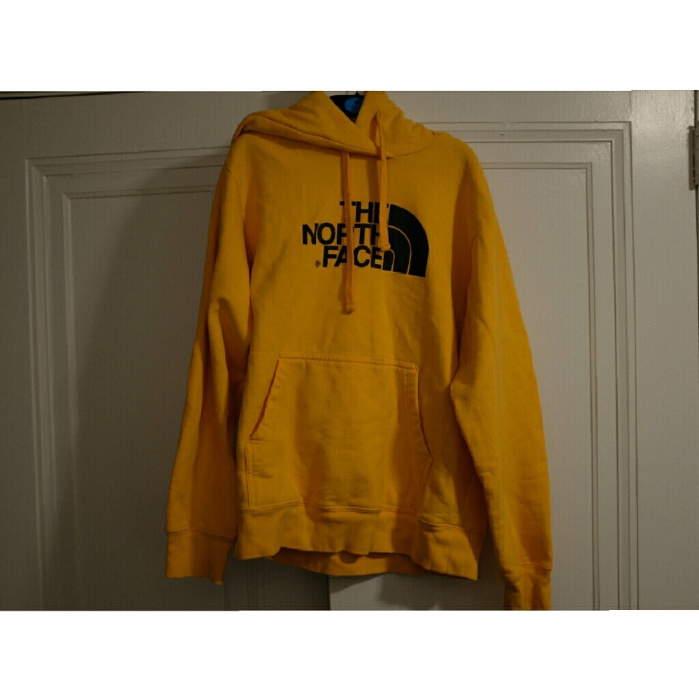 North Face Yellow hoodie