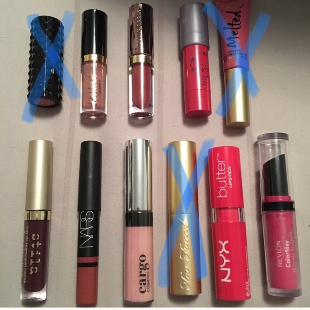Lot of Lipsticks & Lipglosses