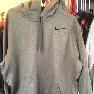Men's Grey Nike hoodie
