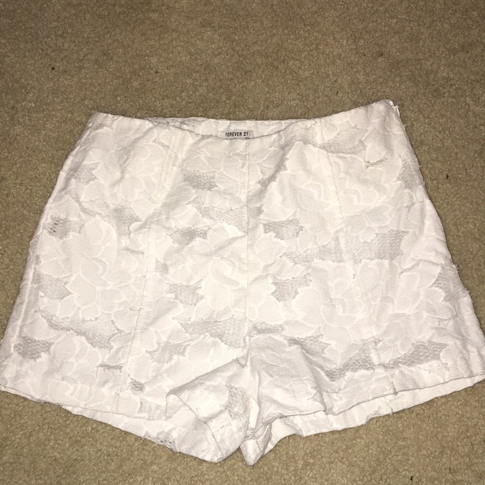 High-waisted Lacey Shorts