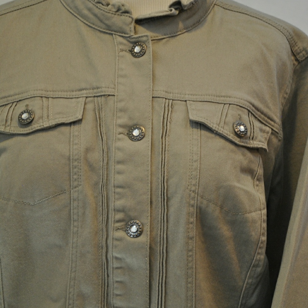 NWOT BACCI Denim Grey Jacket Plus Size 22/24