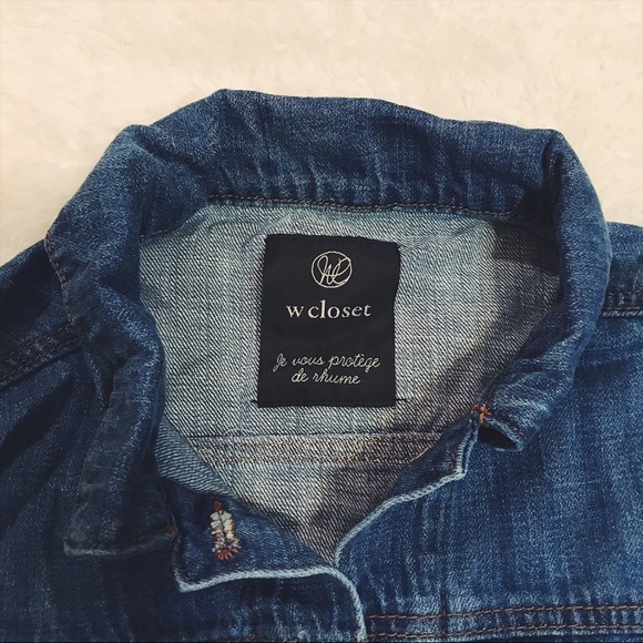 Fitted cropped denim jacket - Picture 2 of 3