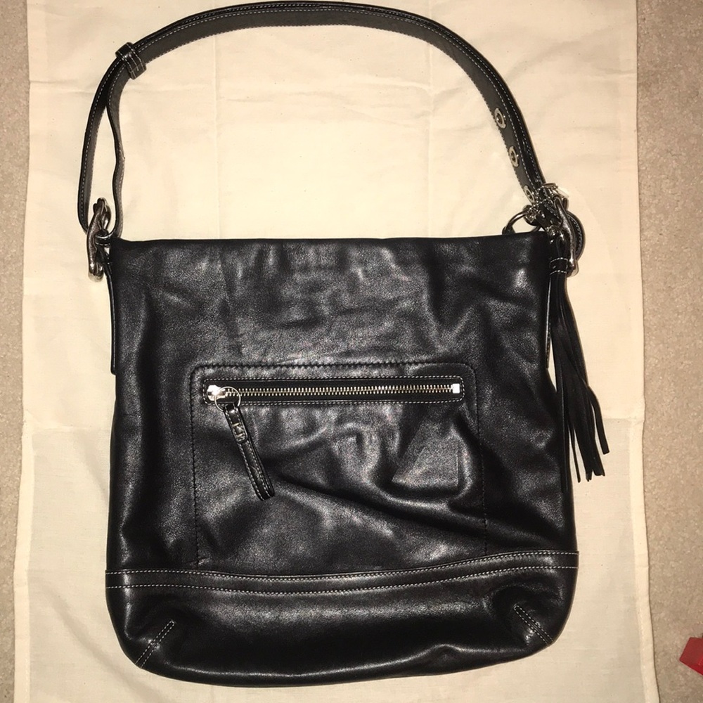 Black coach purse