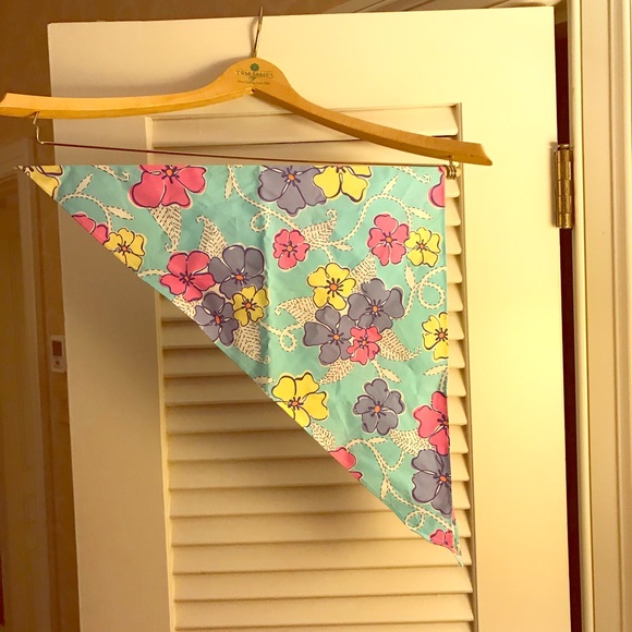 Pink Door floral print scarf - Picture 1 of 3