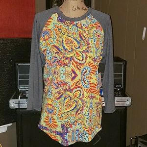 Lularoe Randy Paisley Tee