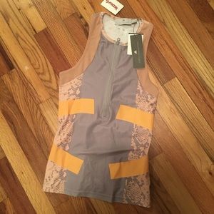 NWT Stella McCartney Zip Up Workout Tank