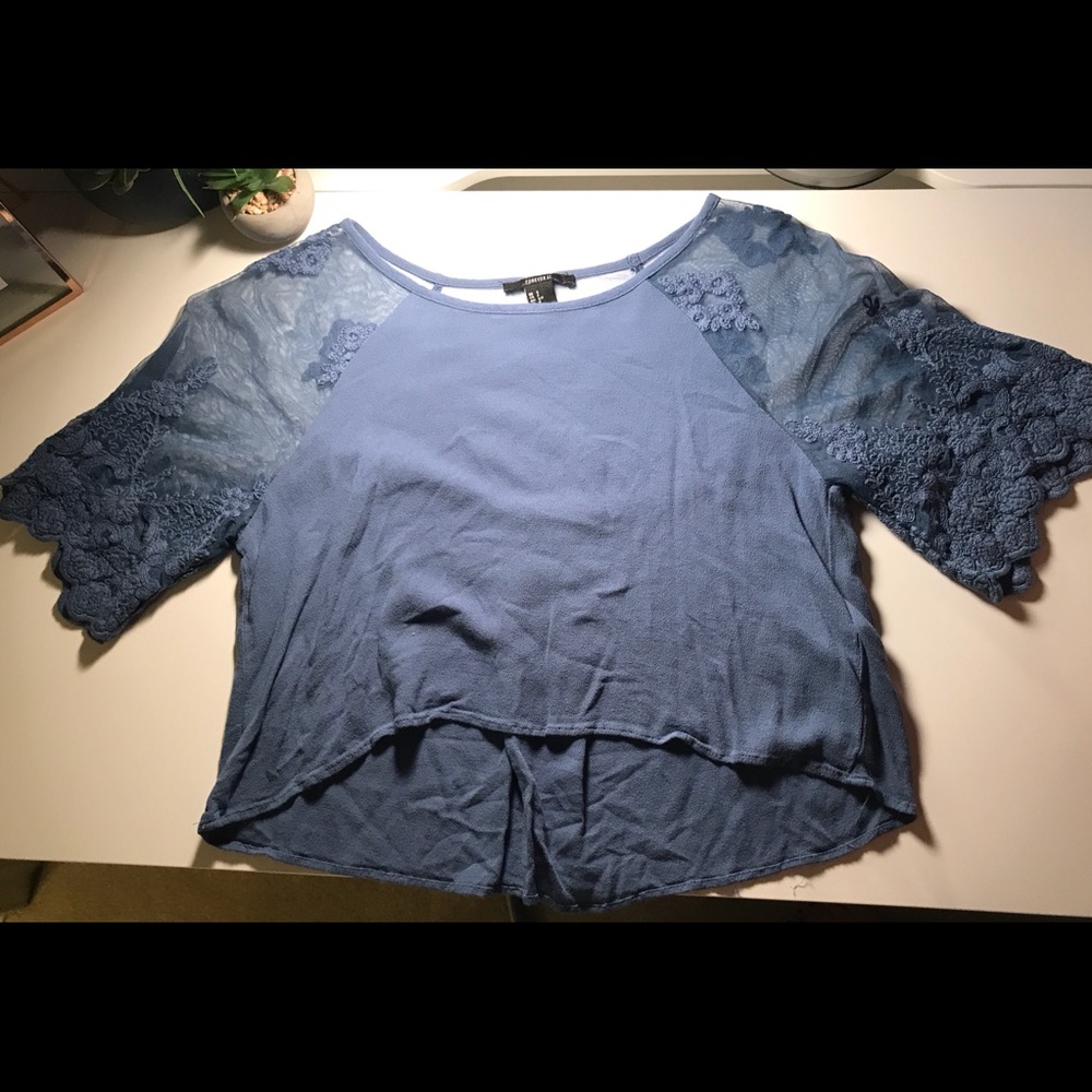 Forever 21 Lace Crop Top