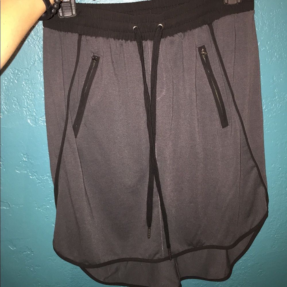 gray and black converse skirt