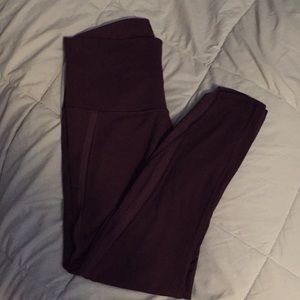 Lululemon Capri with lasercut detail