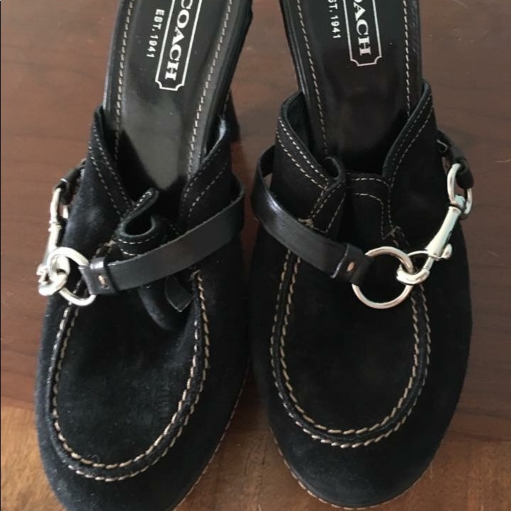 Authentic Coach Cleo clog/mule 7.5