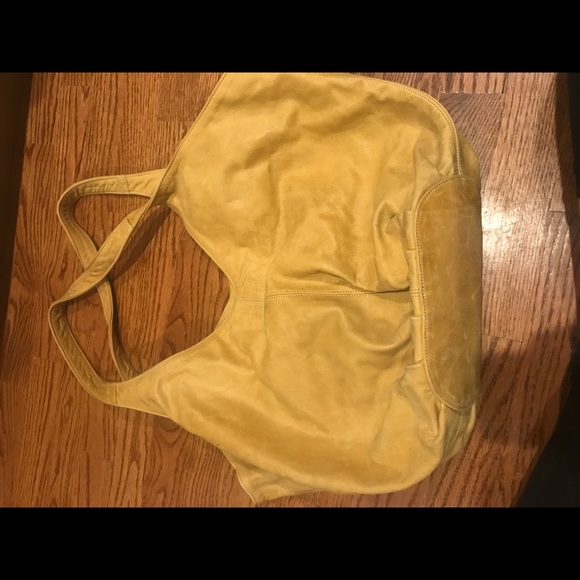 Bolu Yellow Leather Bag - Picture 2 of 5