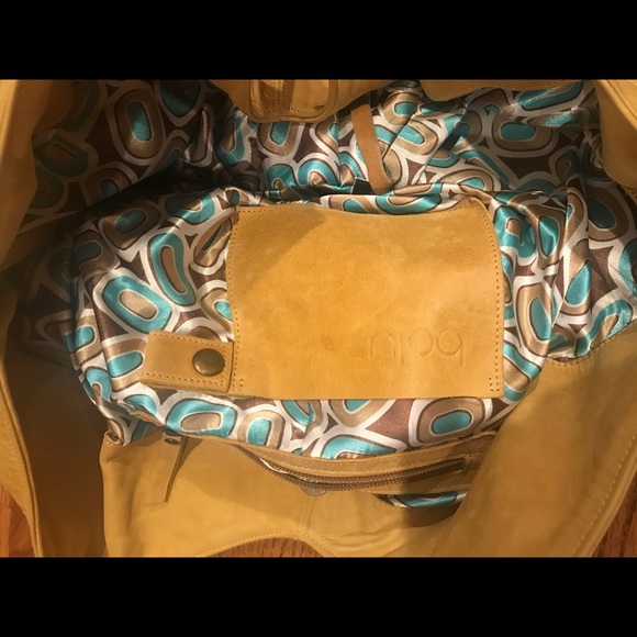 Bolu Yellow Leather Bag - Picture 5 of 5