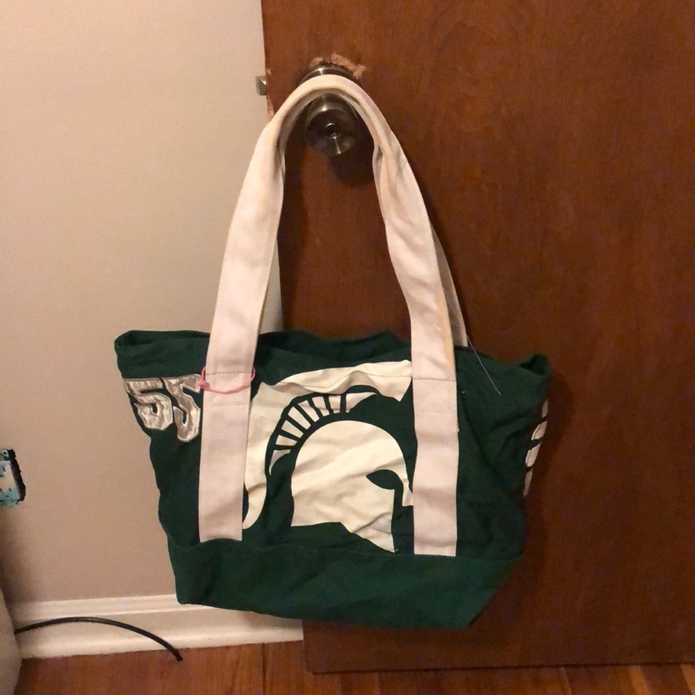 Michigan State PINK travel bag