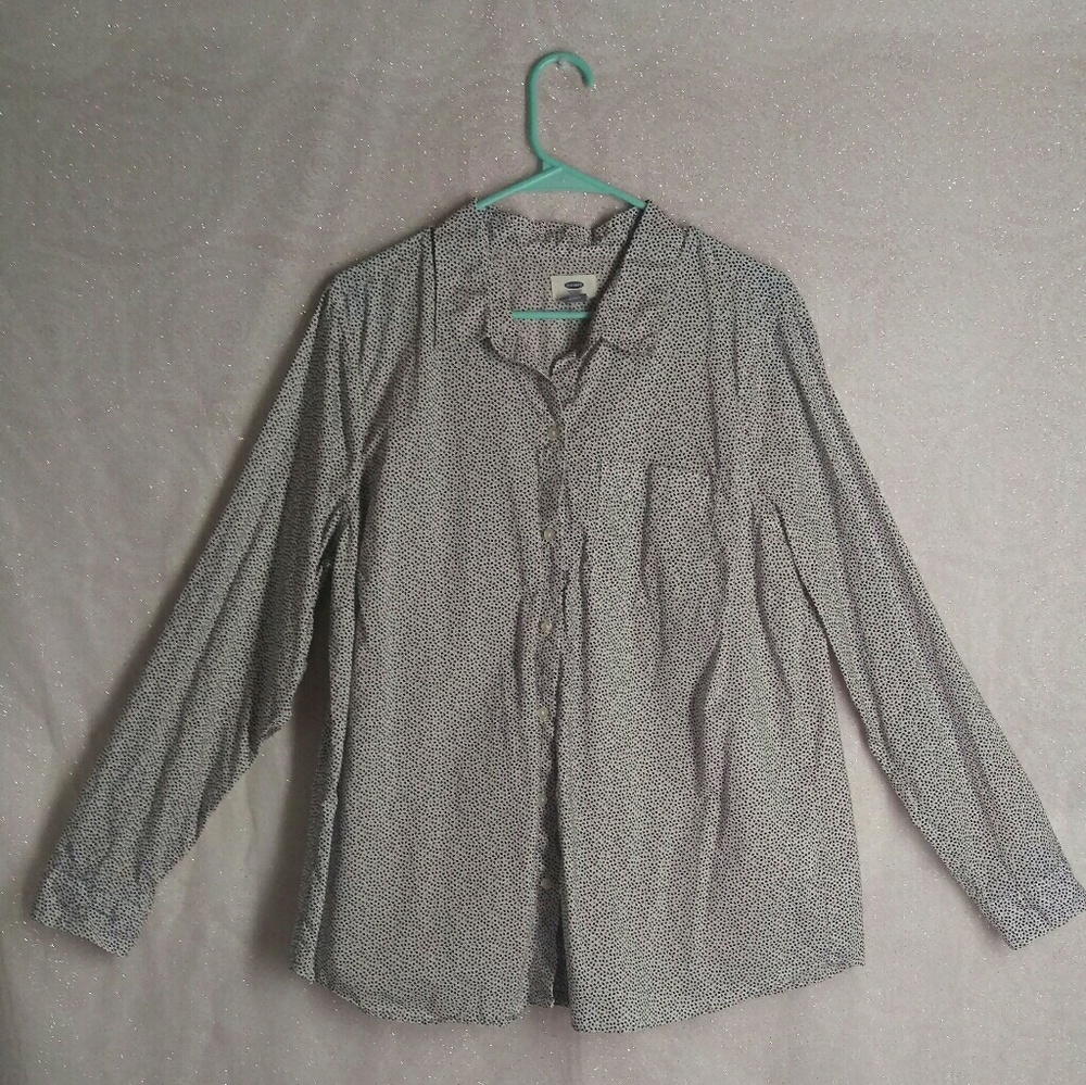 Old navy printed button up