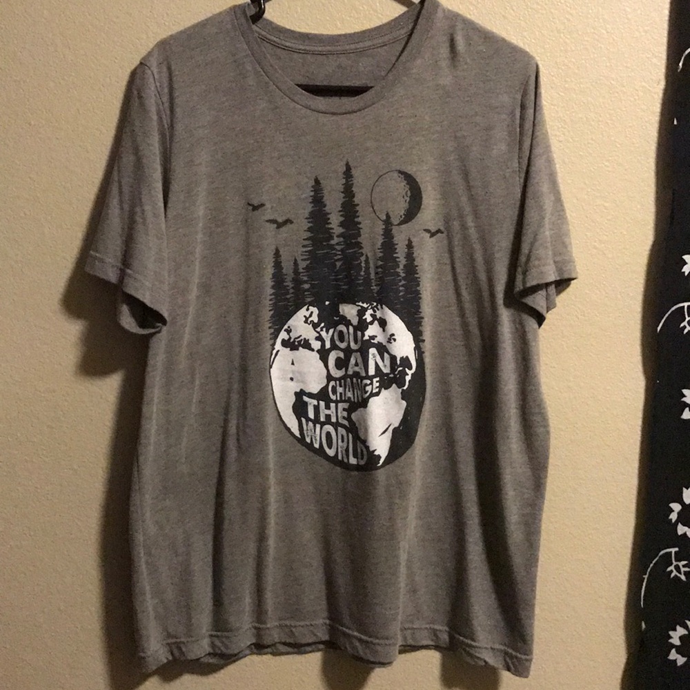 "You can change the world t-shirt