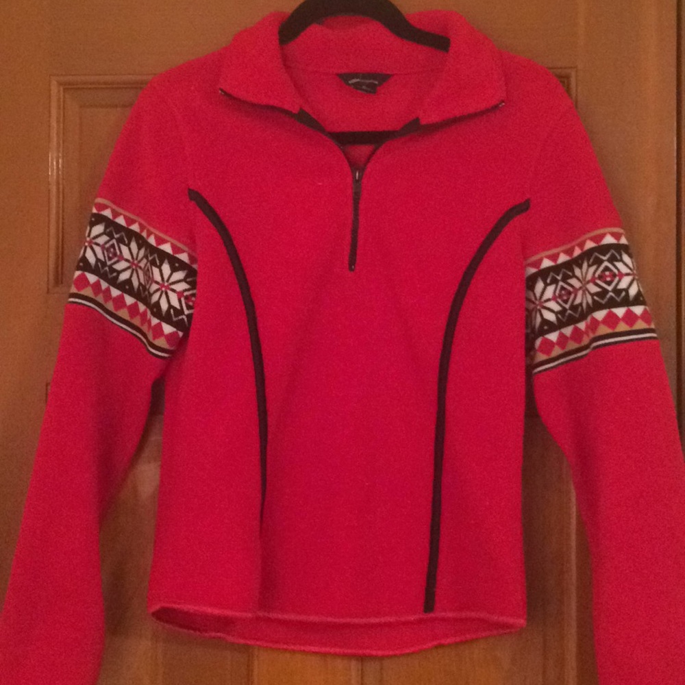 Fleece Moda International Nordic Fair Isle Sweater