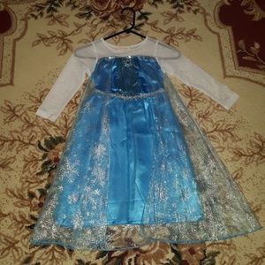 Girls snow flake dress