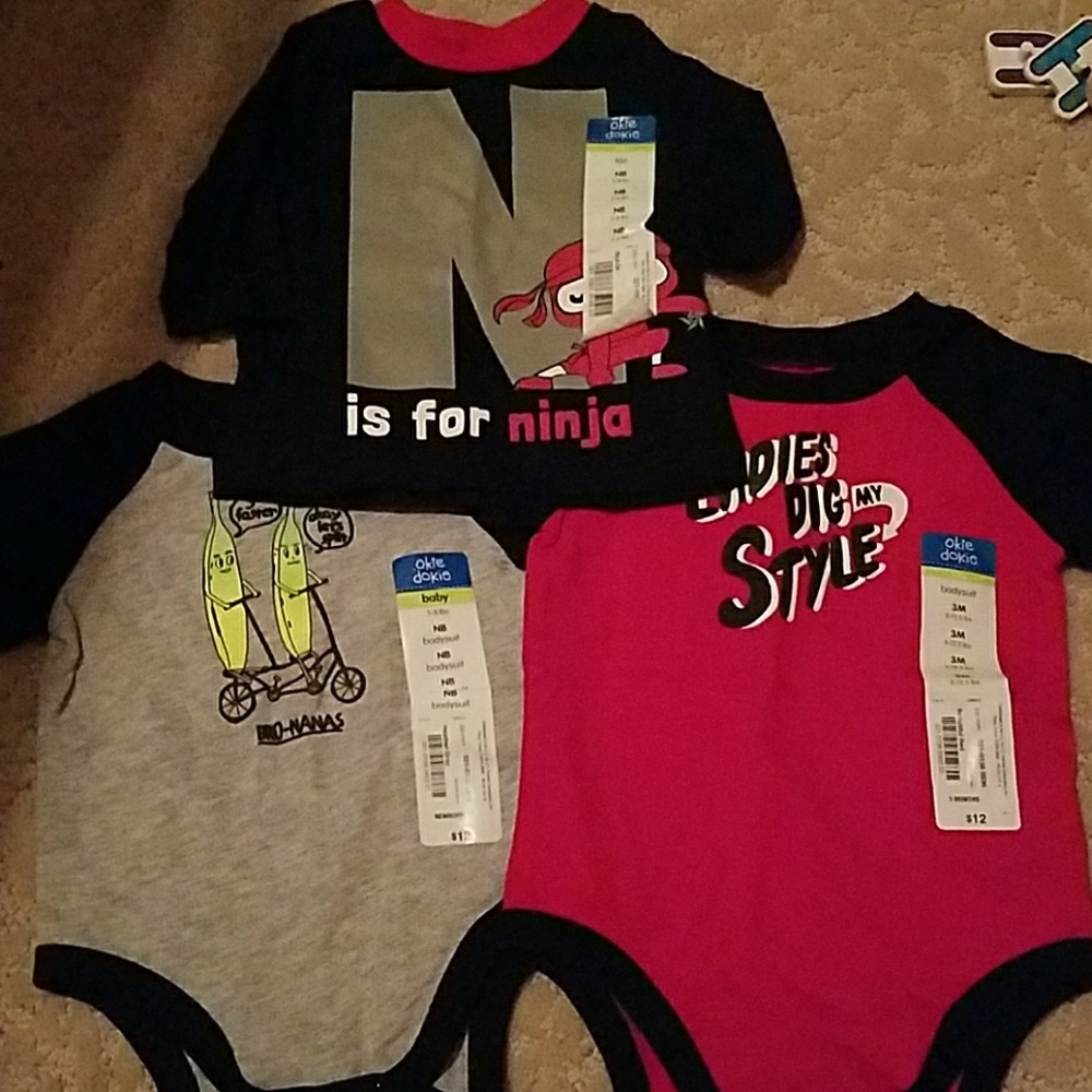 NWT Set of Three Shirts.
