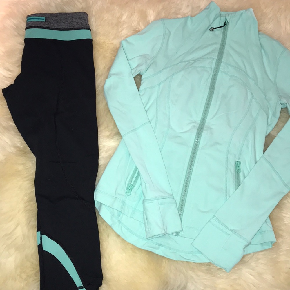 lululemon Size 6 Define Jacket and crops
