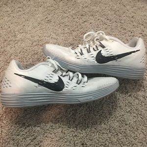 White Nike Lunartempo Running Shoes 8.5