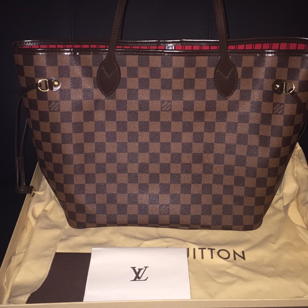 Louis Vuitton Never-full handbag (%100 Authentic)