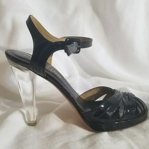 Valentino Black Patent Leather, 36.5