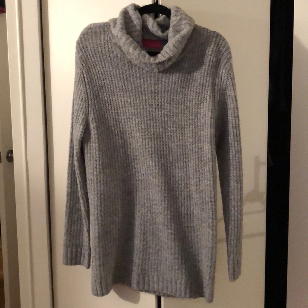 Oversized chunky turtleneck sweater
