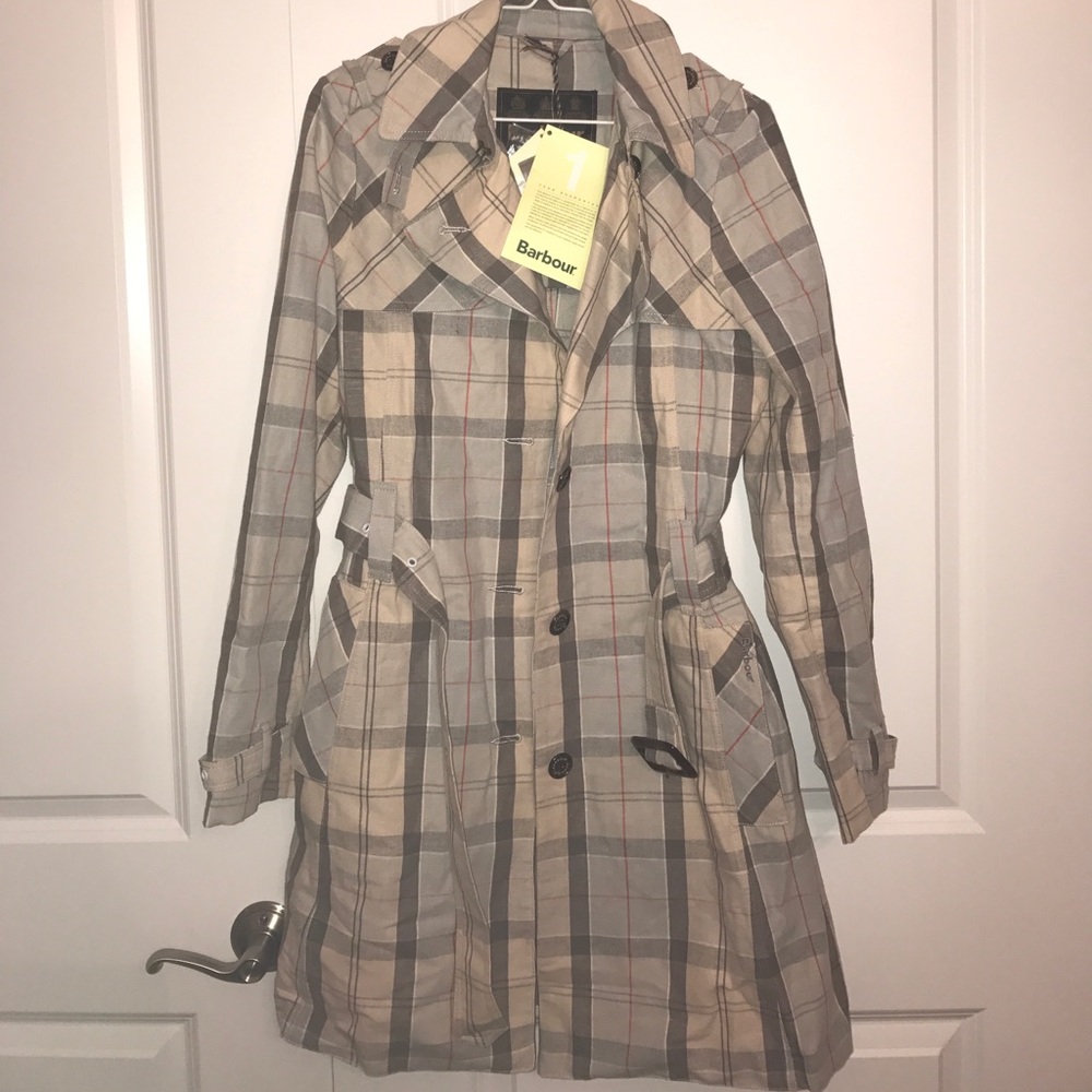NWT Barbour Women's Trench Coat
