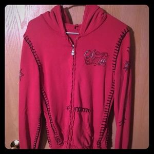 Very stylish Sinful zip up hoodie