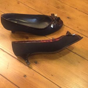 Stuart Weitzman Tortoise Shell with Kitten Heel