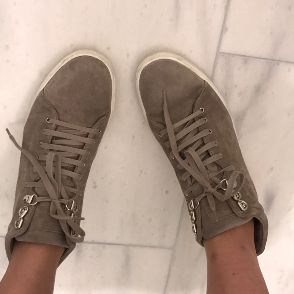 Rag and Bone Suede Hightop Sneakers
